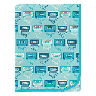 Baby Boys Print Bamboo Swaddling Blanket - Summer Sky Mixtape Swaddling Blankets