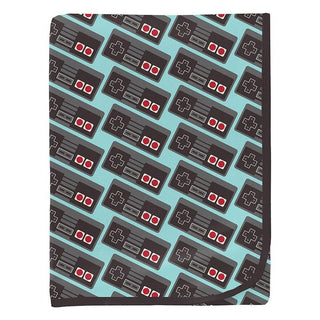 Baby Boys Print Bamboo Swaddling Blanket - Summer Sky Retro Game Controller Swaddling Blankets