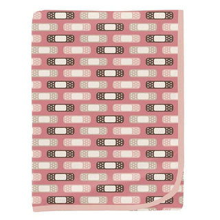 Baby Girls Print Bamboo Swaddling Blanket, Desert Rose Boo Boos - One Size Swaddling Blankets