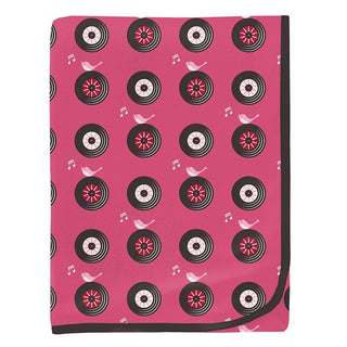 Baby Girls Print Swaddling Blanket - Flamingo Record Birds Swaddling Blankets