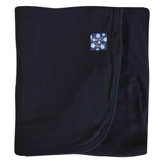 Basic Solid Bamboo Stroller Blanket - Midnight, One Size Swaddling & Receiving Blankets