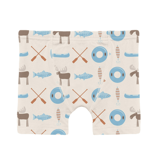 Kickee Pants Boxer Brief - Natural Lake Life | Baby Riddle