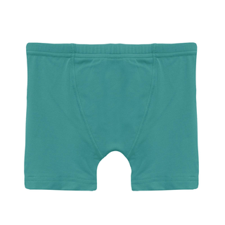 Bamboo Boxer Briefs (Set of 3) - Jade Tennis, Agave & Lakeside Stripe KicKee Pants Size: 2T-3T