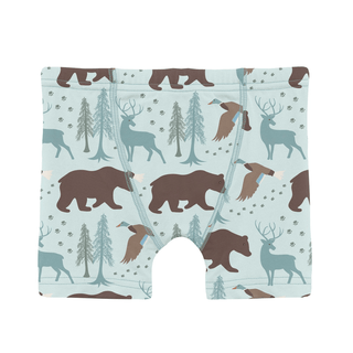 Kickee Pants Boxer Briefs (Set of 3) - Fresh Air Forest Adventure, Latte & Seaside Blue On the Way | Baby Riddle