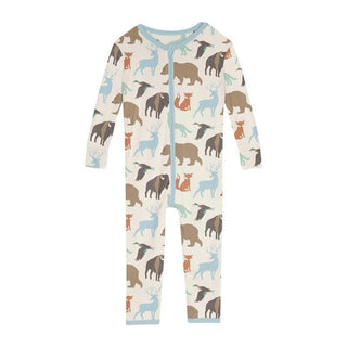 Boy's Print Bamboo Convertible Sleeper with Zipper - National Wildlife Federation Baby & Toddler Sleepwear