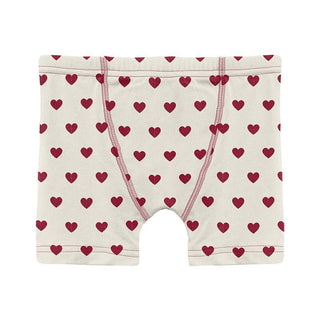 Boy's Print Boxer Brief - Natural Hearts Toddler Underwear