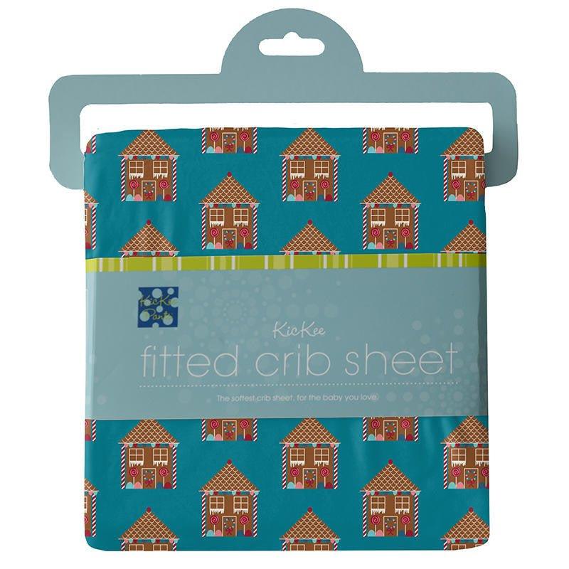 Kickee Pants Bamboo Fitted Crib Sheet Bay Gingerbread