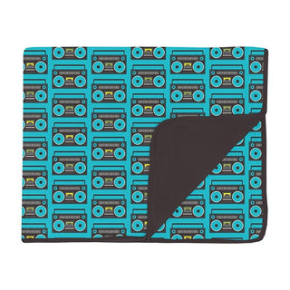 Boy's Print Bamboo Toddler Blanket - Confetti Boombox Swaddling & Receiving Blankets