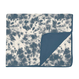 Boy's Print Bamboo Toddler Blanket - Deep Sea Tie Dye Swaddling & Receiving Blankets