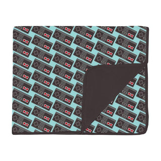 Boy's Print Bamboo Toddler Blanket - Summer Sky Retro Game Controller Swaddling & Receiving Blankets