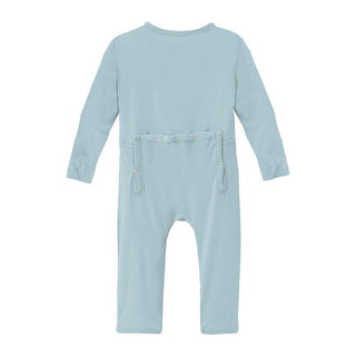 Boy's Solid Bamboo Coverall with 2-Way Zipper - Spring Sky Baby & Toddler Sleepwear