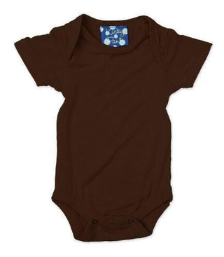 Boy's Solid Bamboo Short Sleeve One Piece - Bark Baby One-Pieces