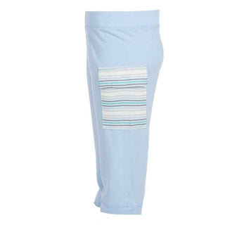 Bamboo Cargo Pant, Pond with Boy Desert Stripe Baby & Toddler Bottoms