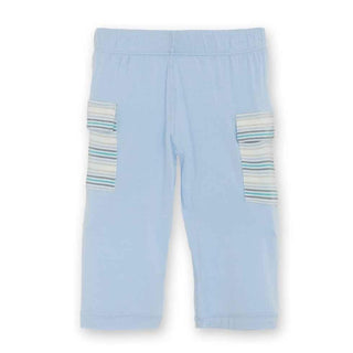 Bamboo Cargo Pant, Pond with Boy Desert Stripe Baby & Toddler Bottoms