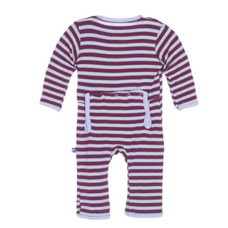 Bamboo Coverall, Girl Tundra Stripe Baby & Toddler Sleepwear