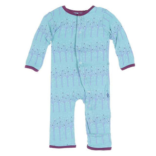 Bamboo Coverall, Glacier Frosted Birch Baby & Toddler Sleepwear