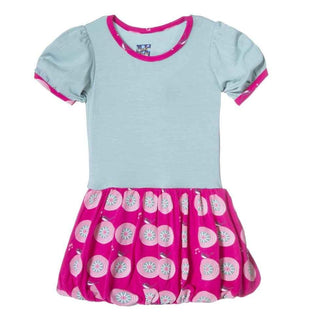 Bamboo Drop Waist Bubble Dress, Calypso Record Bird Baby & Toddler Dresses