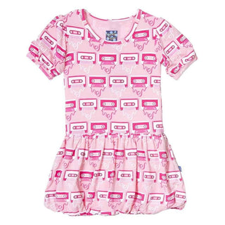 Bamboo Drop Waist Bubble Dress, Lotus Cassette Tape Baby & Toddler Dresses