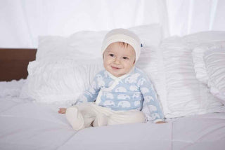 Boy's Essentials Bamboo Newborn Gift Set, Pond Elephant Baby & Toddler Outfits