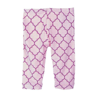 Girl's Bamboo Capri Leggings, Garden Gate Lattice Baby & Toddler Bottoms