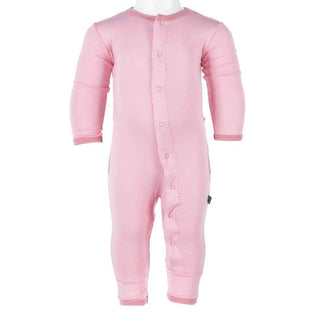 Girl's Bamboo Holiday Fitted Applique Coverall - Lotus Proud Sister Baby & Toddler Sleepwear