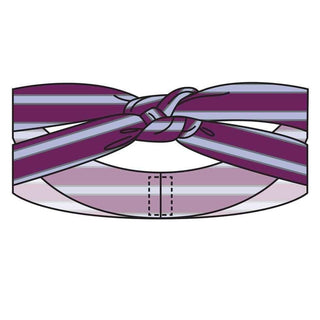 Girl's Bamboo Knot Headband, Girl Tundra Stripe, One Size Baby & Toddler Clothing Accessories