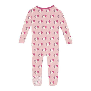 Girl's Print Bamboo Convertible Sleeper with Zipper - Lotus Balloons Baby & Toddler Sleepwear