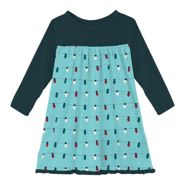 Kickee Pants Classic L/S Swing Dress