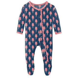 Kickee Pants Navy Cotton Candy