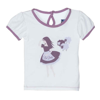 Girls Print Bamboo Short Sleeve Puff Tee, Little Bo Peep Baby & Toddler Tops