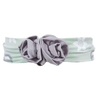 Girls Solid Bamboo Bow Headband Aloe Skunk, One Size Baby & Toddler Clothing Accessories