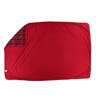 Holiday Bamboo Toddler Blanket - Christmas Plaid, One Size Swaddling & Receiving Blankets