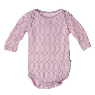 Bamboo Long Sleeve Bodysuit, Sweet Pea Lattice Baby One-Pieces