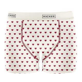 Men's Print Bamboo Boxer Brief - Natural Hearts Underwear