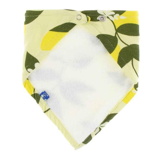 Print Bamboo Bandana Bib - Lime Blossom Lemon Tree, One Size Bibs