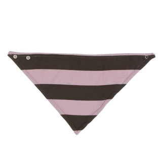 Print Bamboo Bandana Bib - Paleontology Flora Stripe, One Size Bibs