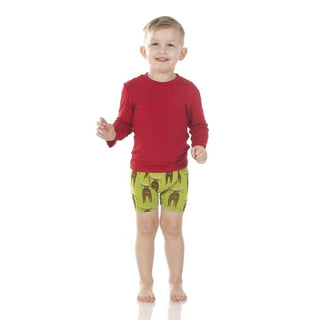 Print Boy's Boxer Brief - Meadow Bad Moose Toddler Underwear