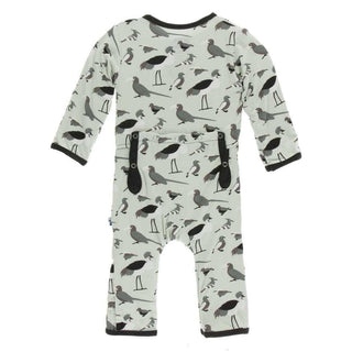 Print Bamboo Coverall with Snaps - Birds of Kenya Baby & Toddler Sleepwear