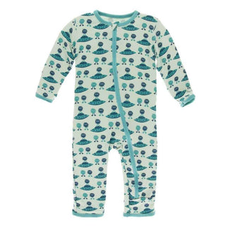 Kickee Pants Aloe Aliens with Flying Saucers