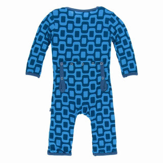 Print Bamboo Coverall with Zipper - Ipanema Baby & Toddler Sleepwear
