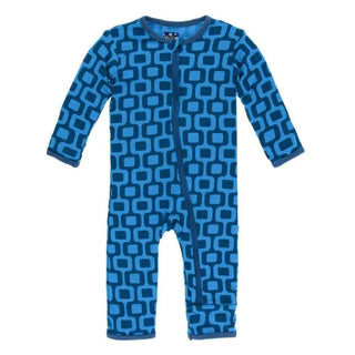Print Bamboo Coverall with Zipper - Ipanema Baby & Toddler Sleepwear