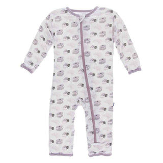 Print Bamboo Coverall with Zipper - Natural Sweet Treats Baby & Toddler Sleepwear