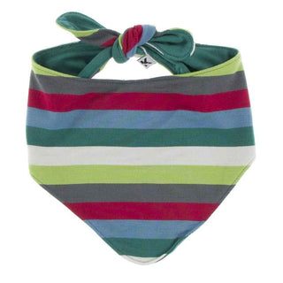 Print Bamboo Dog Bandana - 2020 Multi Stripe Dog Apparel