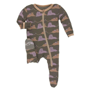 Print Footie with Zipper - Lions Baby & Toddler Sleepwear