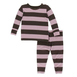 Kickee Pants Paleontology Flora Stripe