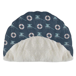 Print Bamboo Sherpa-Lined Fluffle Playmat - Deep Sea Lifeguard, One Size Play Mats