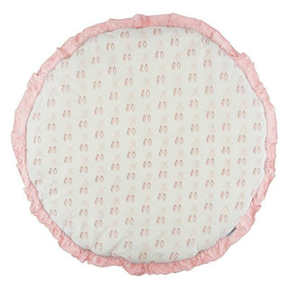 Print Bamboo Sherpa-Lined Ruffle Fluffle Playmat - Fresh Air Ballet, One Size Play Mats