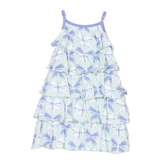 Print Bamboo Tiered Ruffle Dress, Aloe Butterfly Baby & Toddler Dresses