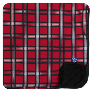Print Bamboo Toddler Blanket - Christmas Plaid 2019, One Size Swaddling & Receiving Blankets