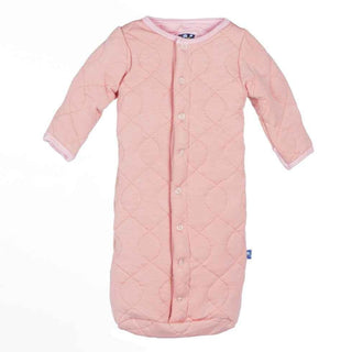 Solid Bamboo Quilted Sleeping Sack, Blush with Lotus Baby & Toddler Sleepwear